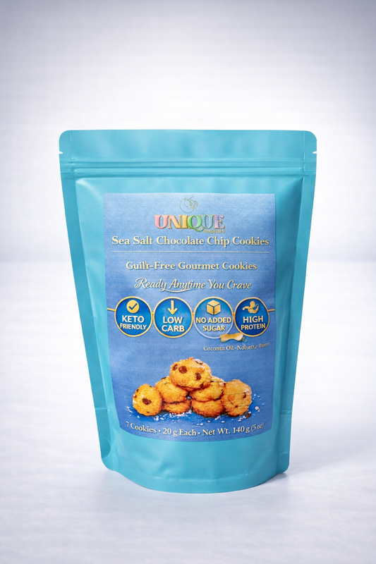 Keto Friendly - Sea Salt Chocolate Chip Cookies