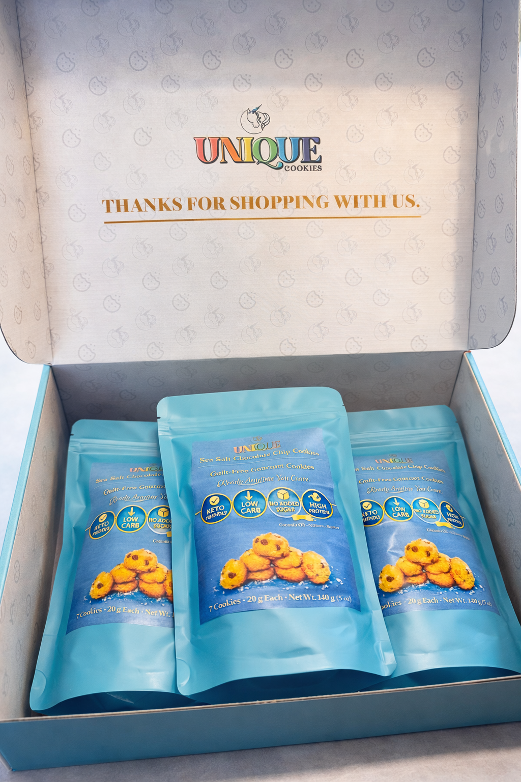 Keto Friendly - Sea Salt Chocolate Chip Cookies