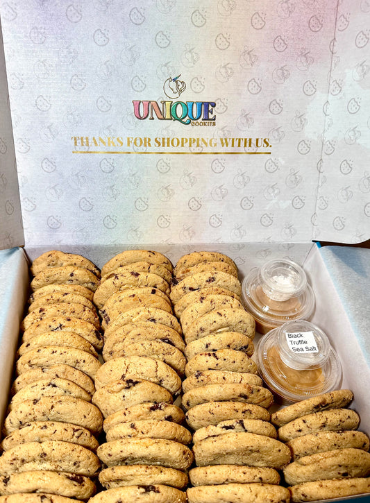 50 Mini Double Chocolate Chip Cookies